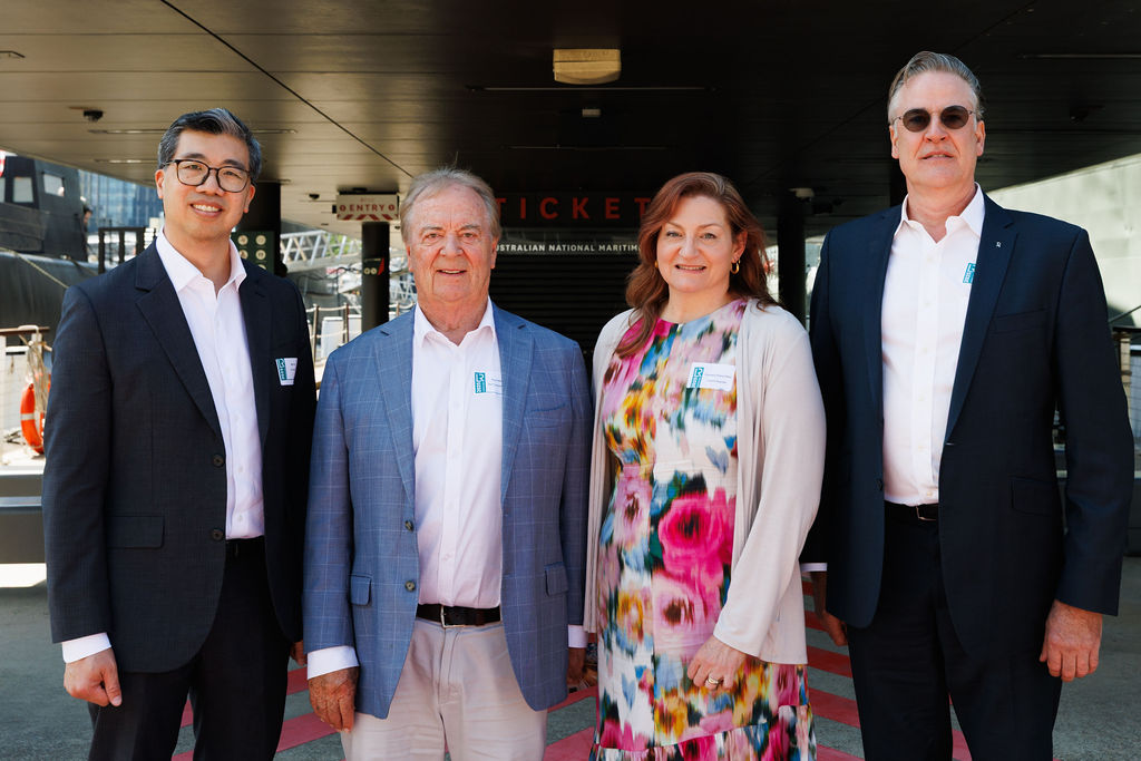 (L-R) Mark Ho, PhD Chief Officer, Deployable Energy; Dr Stuart Ballantyne, Chairman, Seatransport Corporation; Claudene Sharp Patel, Global Technical Director, LR; and Remko Hottentot, Commercial Manager, LR - Australasia